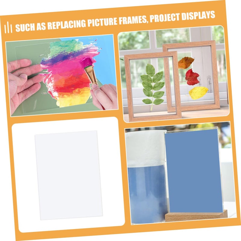 Clear Acrylic Sheets 10pcs For Crafts Picture Frames Wedding Decor Custom Designs - Image 5